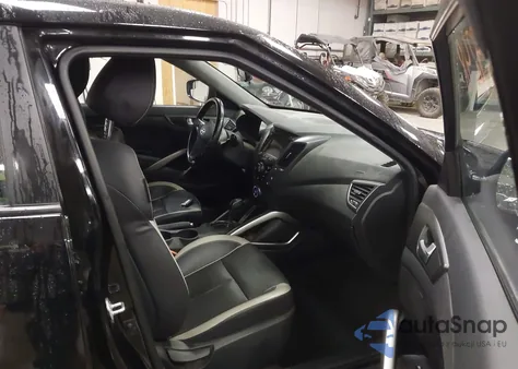 2015 Hyundai Veloster Turbo из США, поврежденный, VIN KMHTC6AE8FU239181